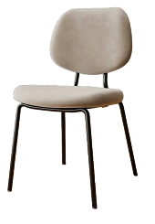 Стул DC-2308 (каркас черный тк.Капучино/ Velvet HLR-7) Стул DC-2308 (каркас черный тк.Капучино/ Velvet HLR-7)