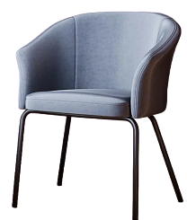 Стул DC-2310 (каркас черный тк.серый/ Velvet HLR-20) Стул DC-2310 (каркас черный тк.серый/ Velvet HLR-20)