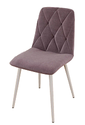 Стул DC-2103 (каркас белый тк. Велюр   сирень (S48)) Стул DC-2103 (каркас белый тк. Велюр   сирень (S48))